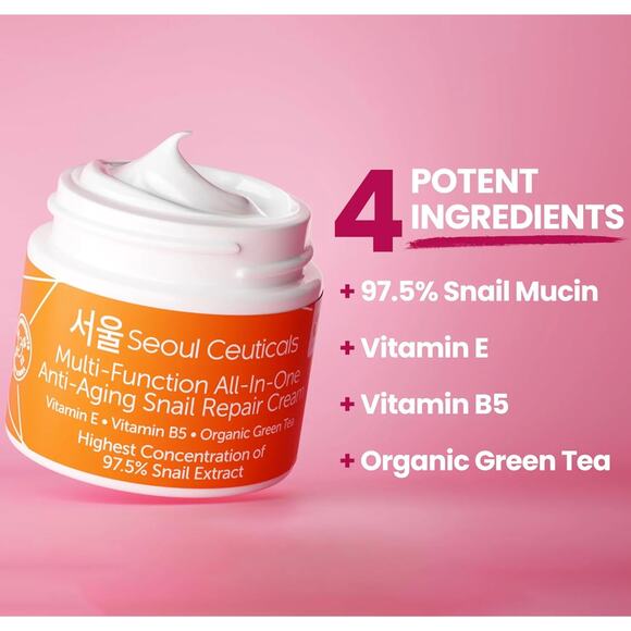 New Seoul Ceuticals Korean Anti-Aging Repair Cream - 2 oz - Picture 1 of 5